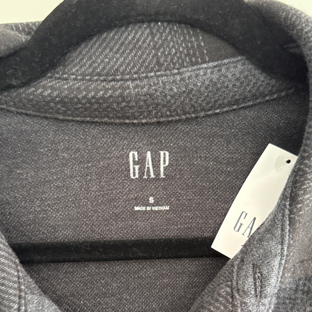 GAP Men's Charcoal Shirt Jacket - Picture 2 of 2